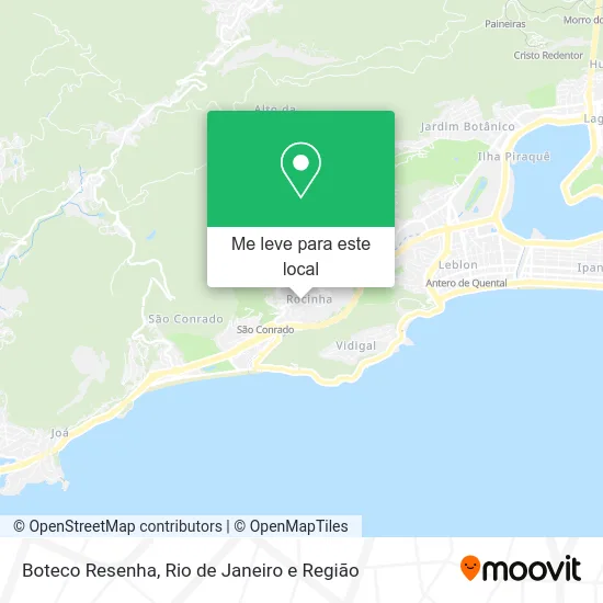 Boteco Resenha mapa