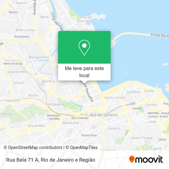 Rua Bela 71 A mapa