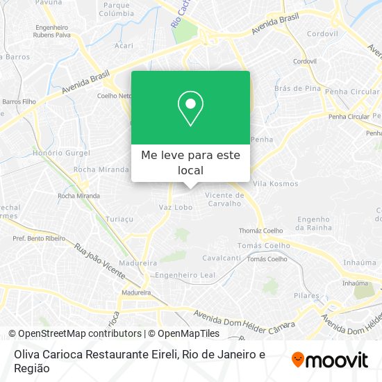 Oliva Carioca Restaurante Eireli mapa
