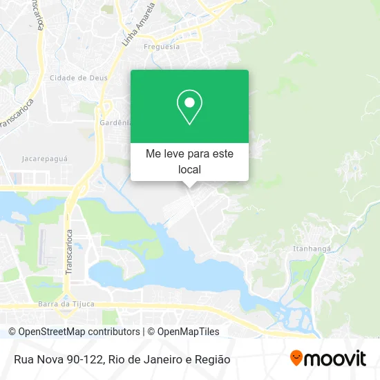 Rua Nova 90-122 mapa