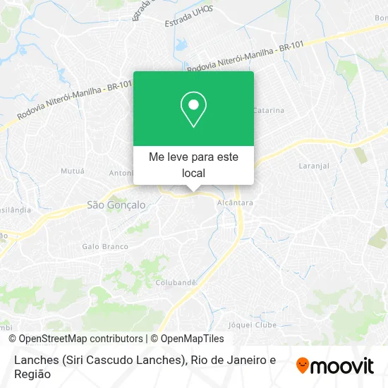 Lanches (Siri Cascudo Lanches) mapa