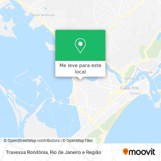 Travessa Rondônia mapa