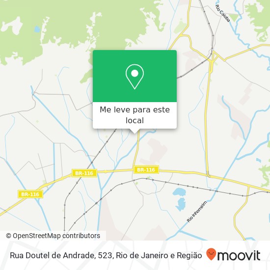 Rua Doutel de Andrade, 523 mapa