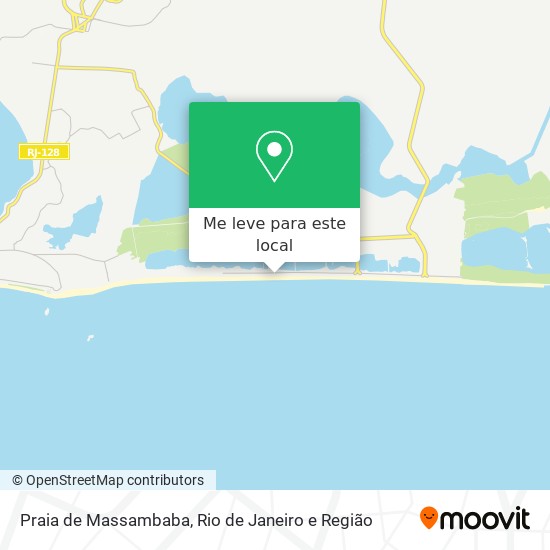 Praia de Massambaba mapa