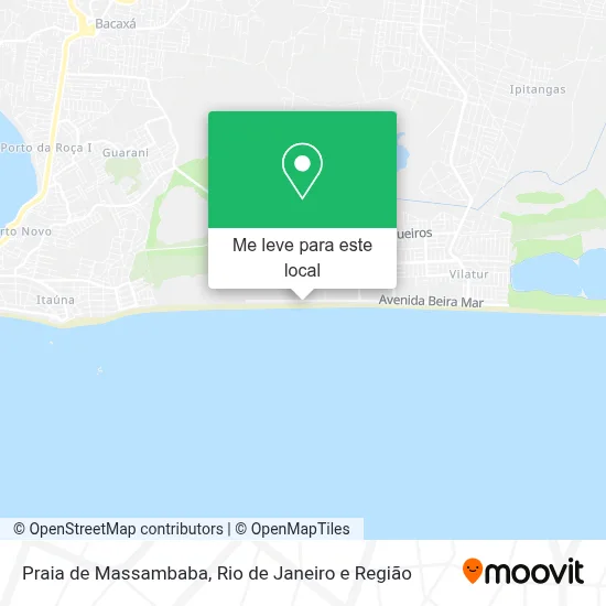 Praia de Massambaba mapa