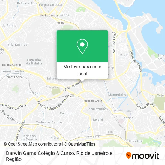Darwin Gama Colégio & Curso mapa