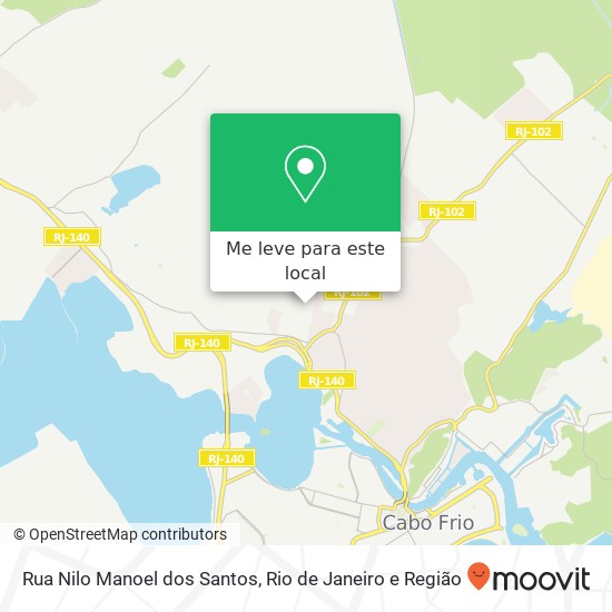 Rua Nilo Manoel dos Santos mapa