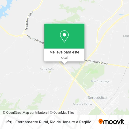 Ufrrj - Eternamente Rural mapa
