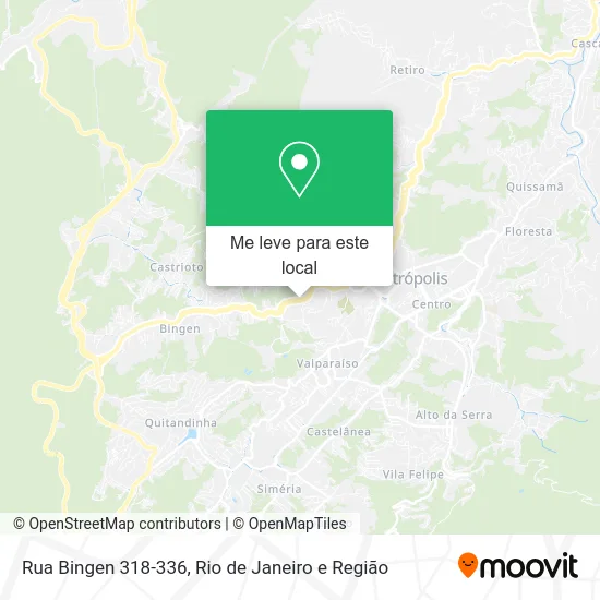 Rua Bingen 318-336 mapa