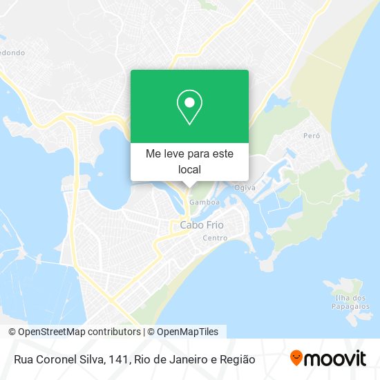 Rua Coronel Silva, 141 mapa