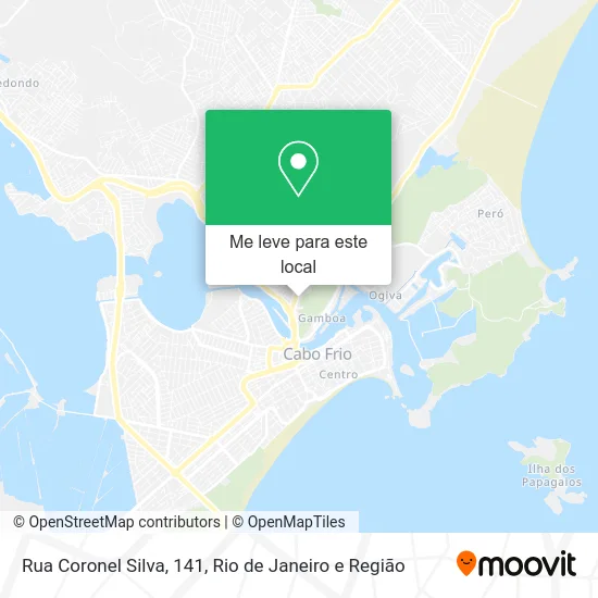 Rua Coronel Silva, 141 mapa