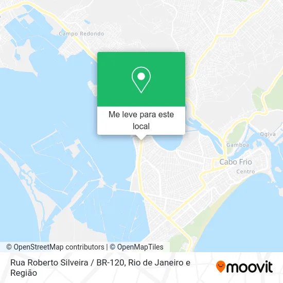 Rua Roberto Silveira / BR-120 mapa