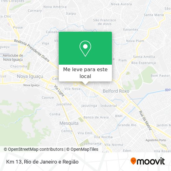 Km 13 mapa