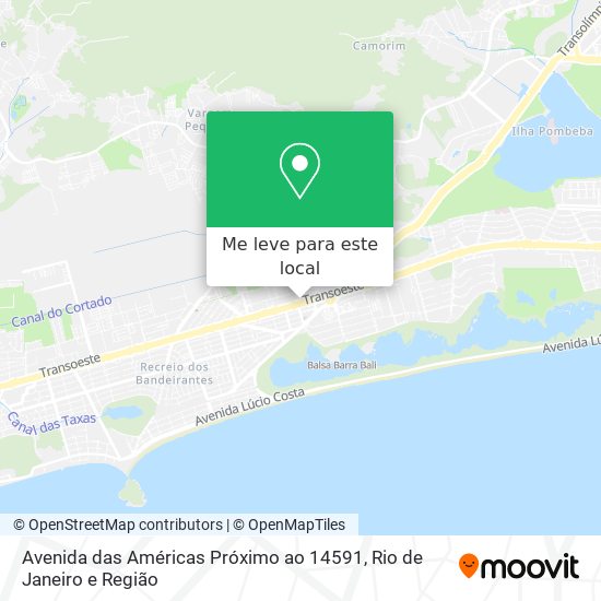 Avenida das Américas Próximo ao 14591 mapa