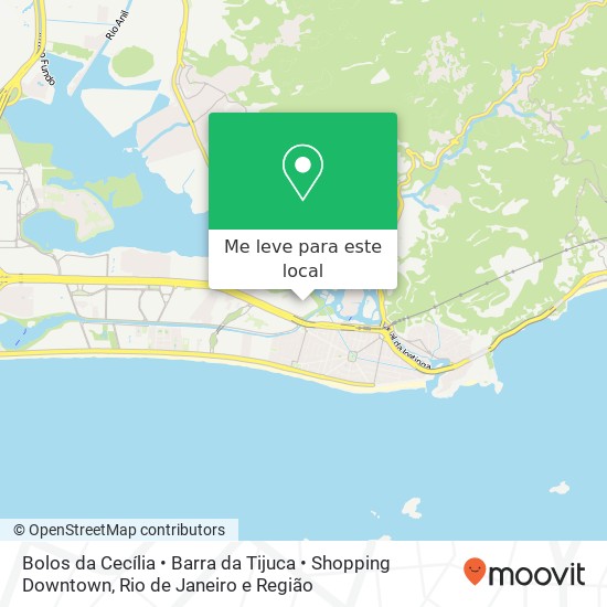 Bolos da Cecília • Barra da Tijuca • Shopping Downtown mapa