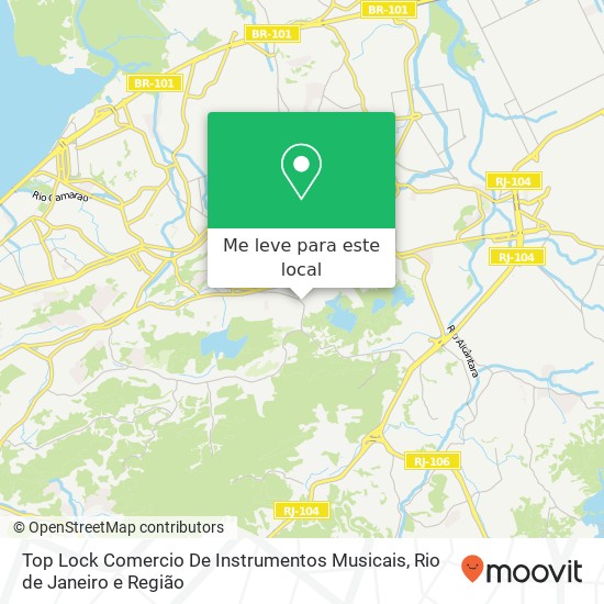 Top Lock Comercio De Instrumentos Musicais mapa