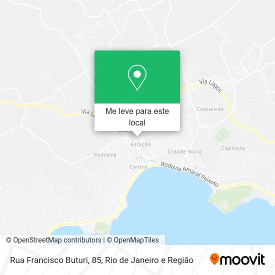 Rua Francisco Buturi, 85 mapa