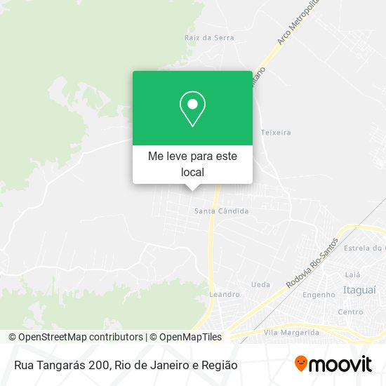 Rua Tangarás 200 mapa