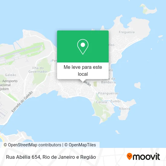 Rua Abélia 654 mapa