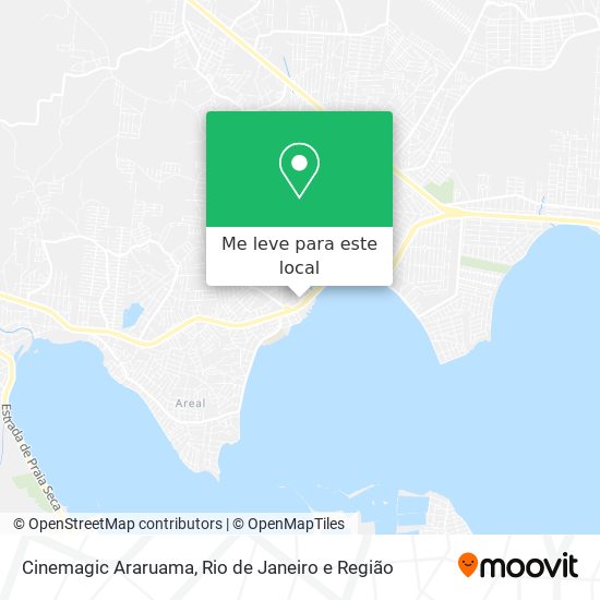 Cinemagic Araruama mapa