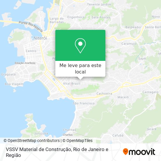 VSSV Material de Construção mapa