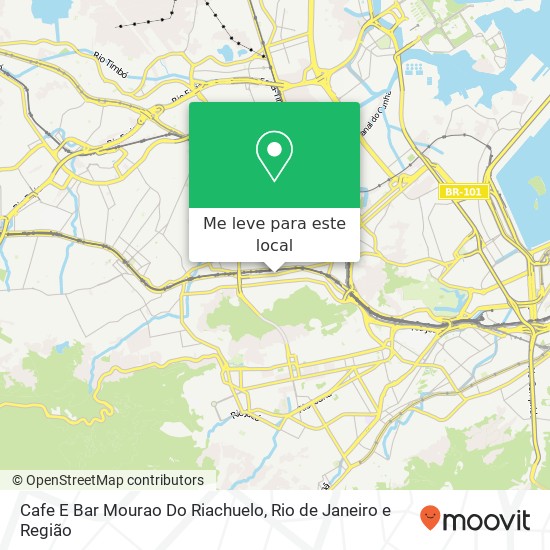 Cafe E Bar Mourao Do Riachuelo mapa