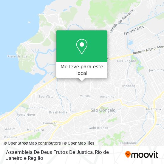 Assembleia De Deus Frutos De Justica mapa