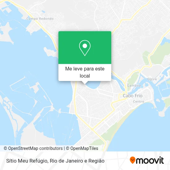 Sítio Meu Refúgio mapa