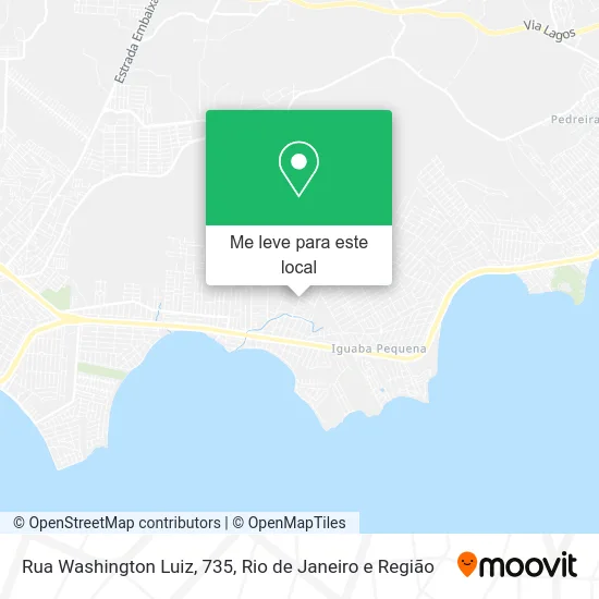 Rua Washington Luiz, 735 mapa