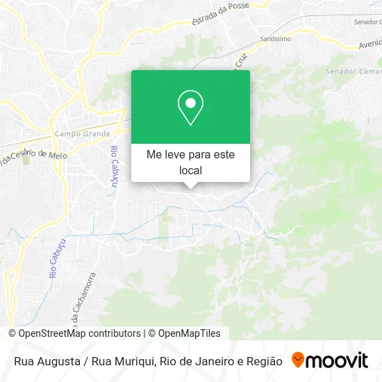 Rua Augusta / Rua Muriqui mapa