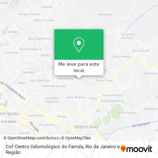 Cof Centro Odontológico do Farrula mapa