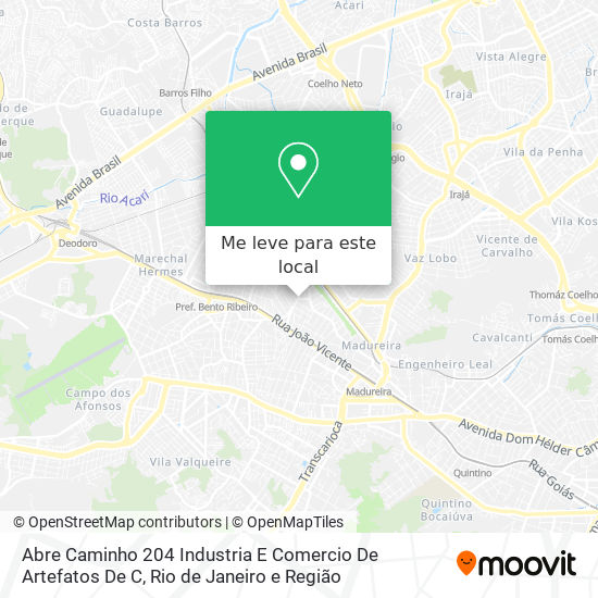 Abre Caminho 204 Industria E Comercio De Artefatos De C mapa