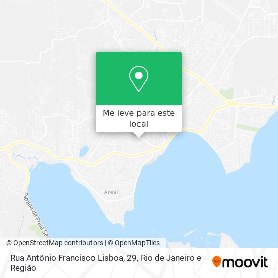 Rua Antônio Francisco Lisboa, 29 mapa