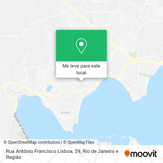 Rua Antônio Francisco Lisboa, 29 mapa