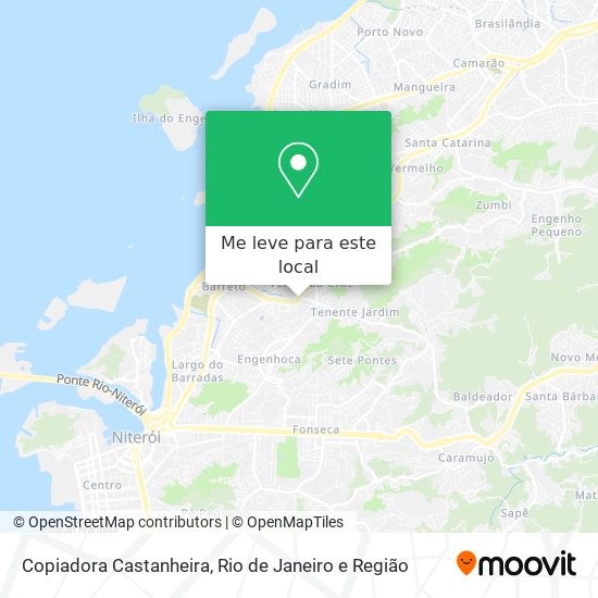 Copiadora Castanheira mapa