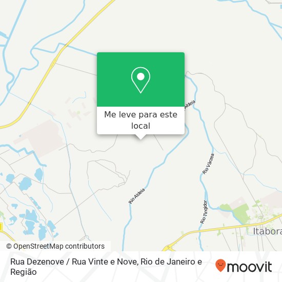 Rua Dezenove / Rua Vinte e Nove mapa