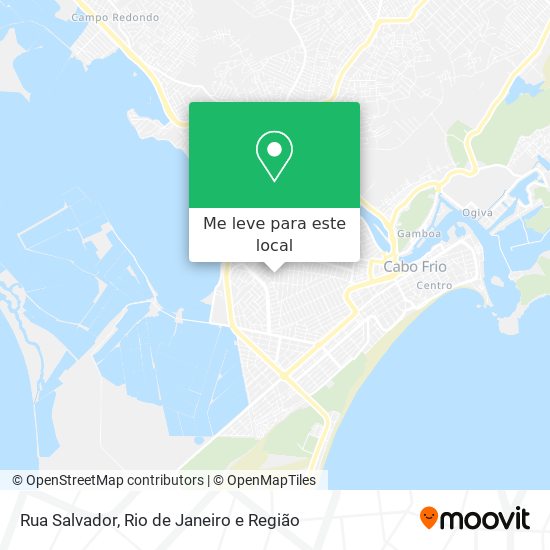 Rua Salvador mapa