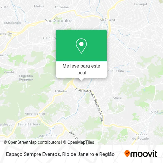Espaço Sempre Eventos mapa