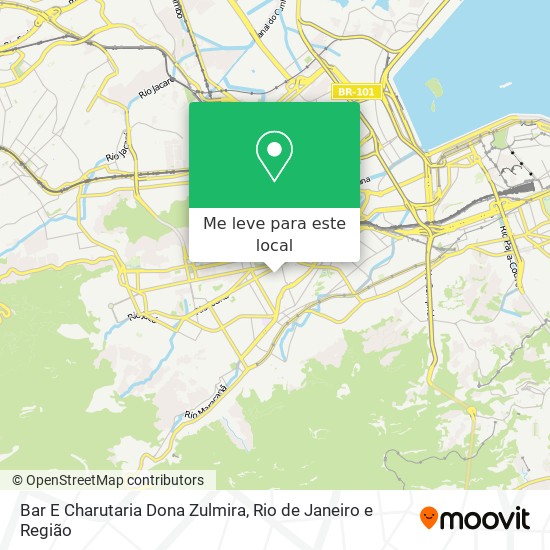 Bar E Charutaria Dona Zulmira mapa