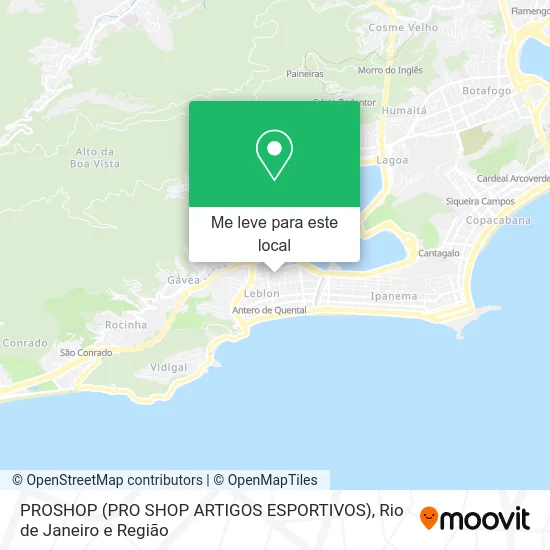 PROSHOP (PRO SHOP ARTIGOS ESPORTIVOS) mapa