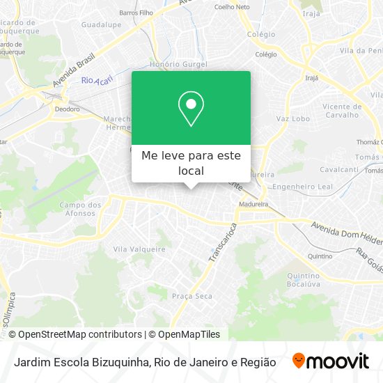 Jardim Escola Bizuquinha mapa