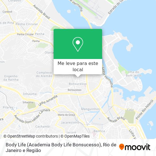 Body Life (Academia Body Life Bonsucesso) mapa