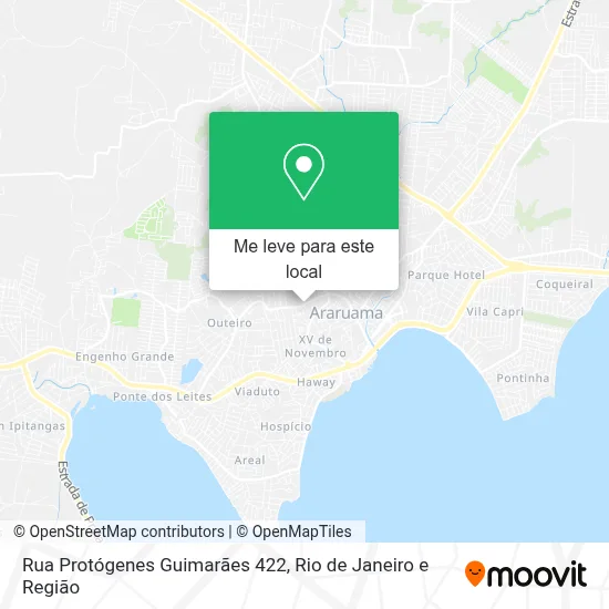 Rua Protógenes Guimarães 422 mapa