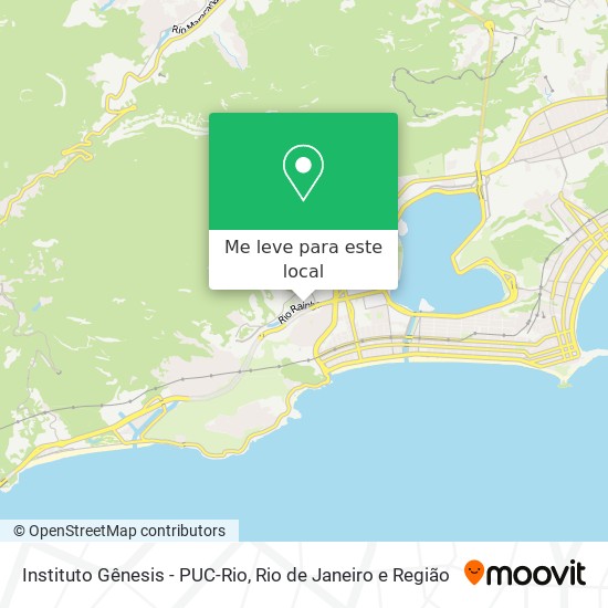 Instituto Gênesis - PUC-Rio mapa