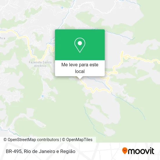 BR-495 mapa