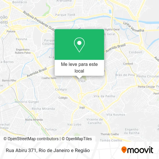 Rua Abiru 371 mapa