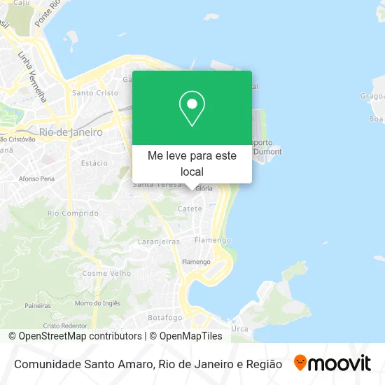 Comunidade Santo Amaro mapa