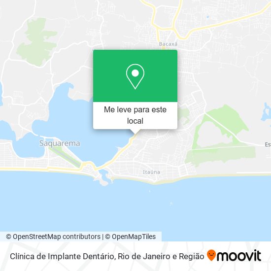 Clínica de Implante Dentário mapa