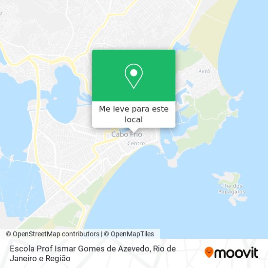 Escola Prof Ismar Gomes de Azevedo mapa