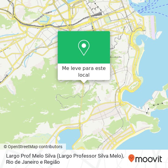 Largo Prof Melo Silva mapa